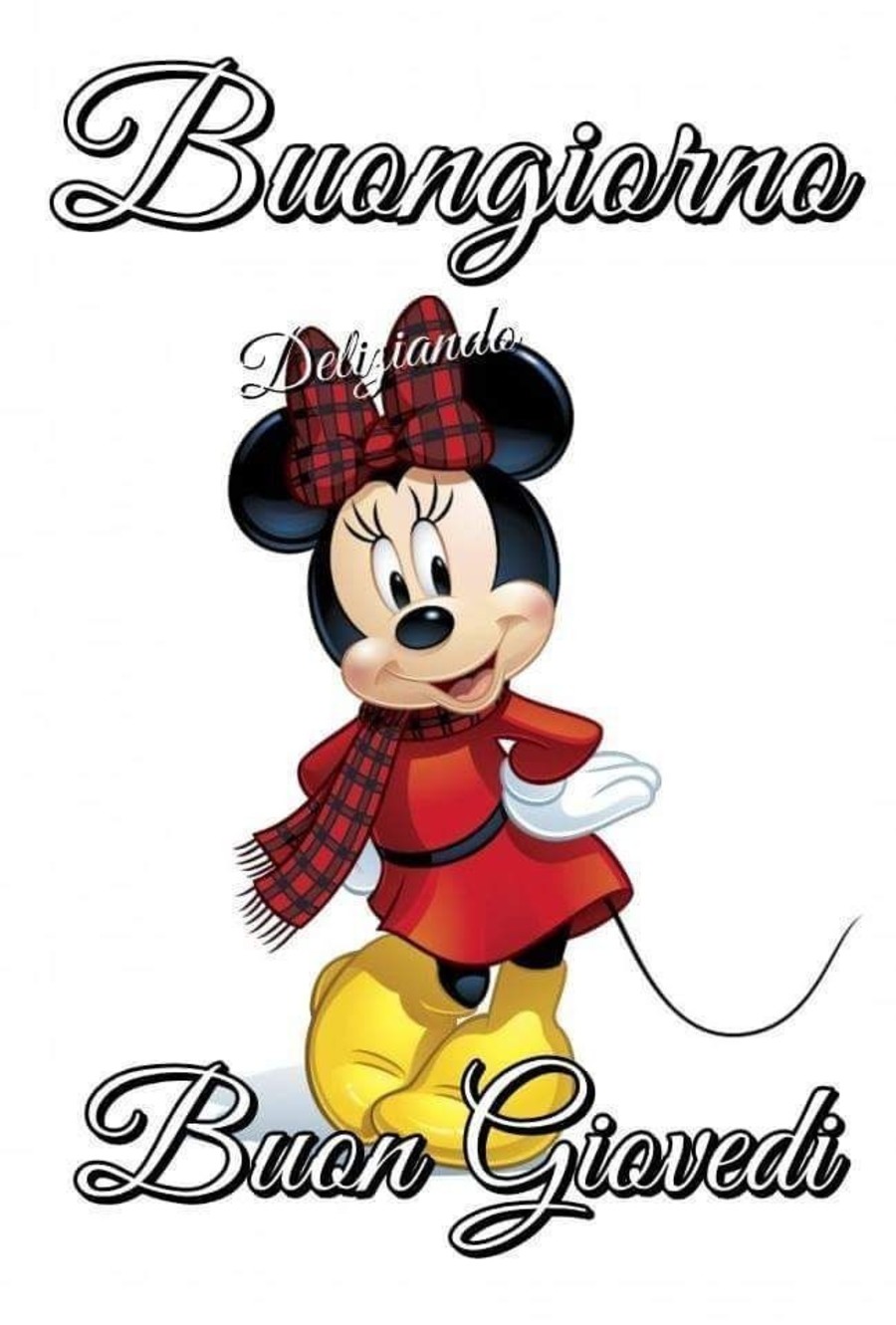 Buongiorno Buon Giovedì da Minnie