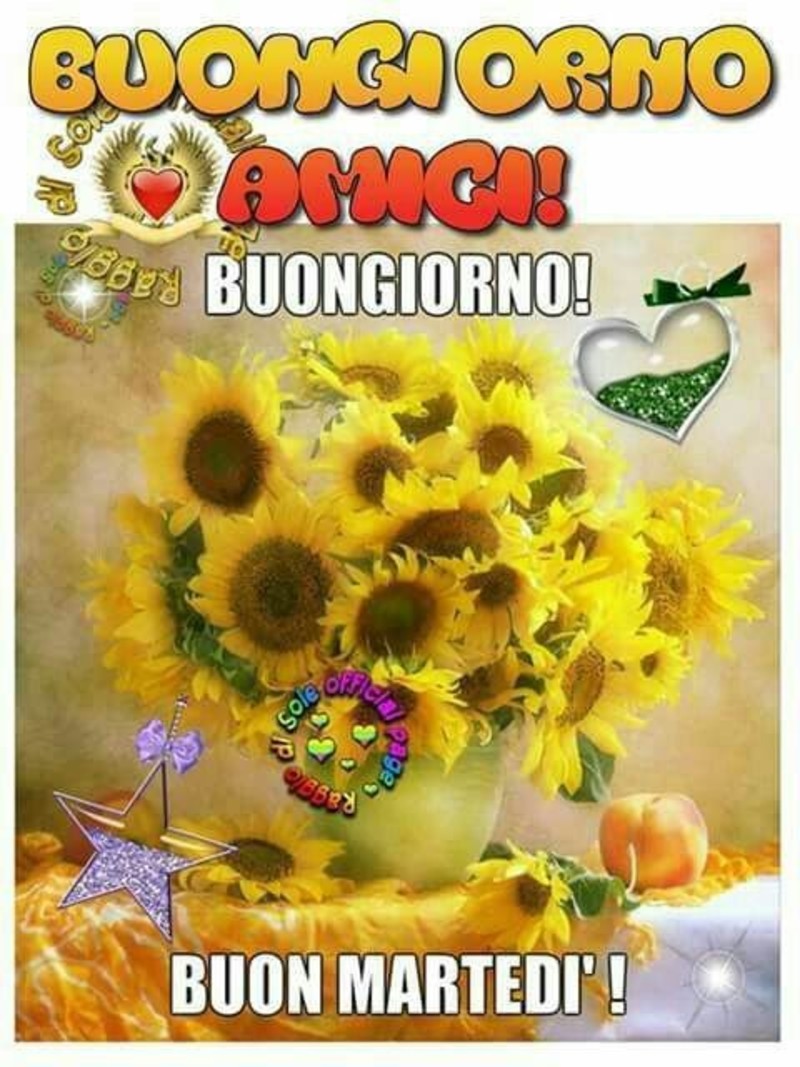 Buongiorno amici Buon Martedì