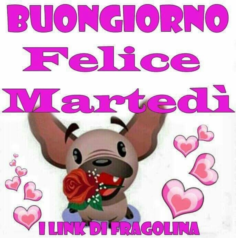 Buongiorno felice martedì (i link di fragolina)