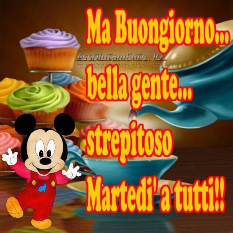 Ma buongiorno... bella gente... strepitoso Martedì a tutti !!