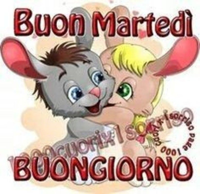 Buon Martedì buongiorno un abbraccio