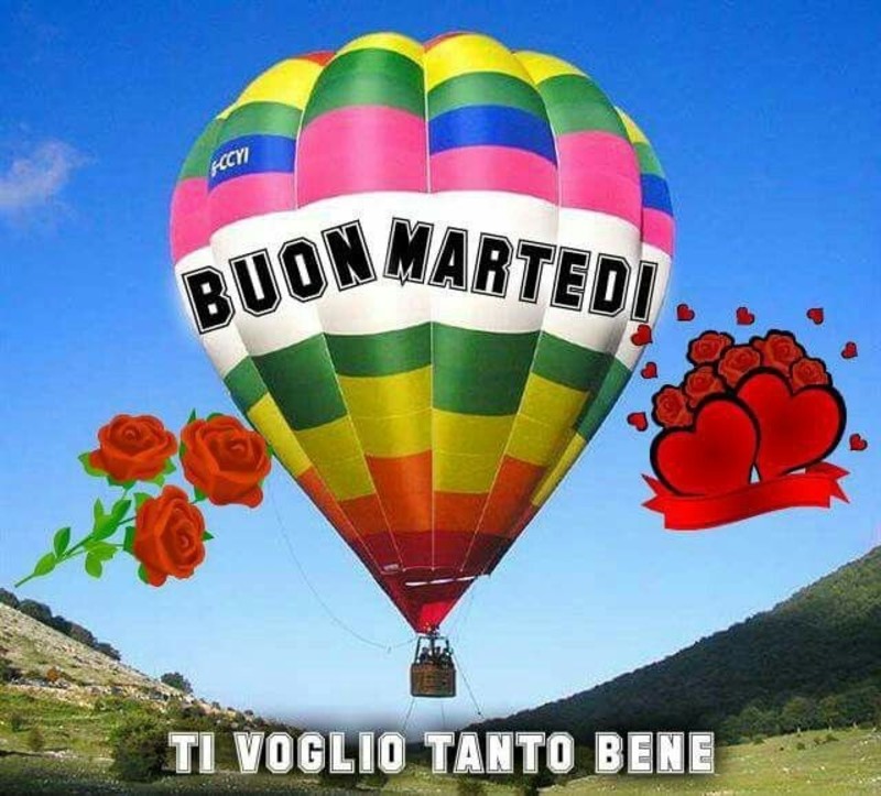 Buon Martedì immagini colorate