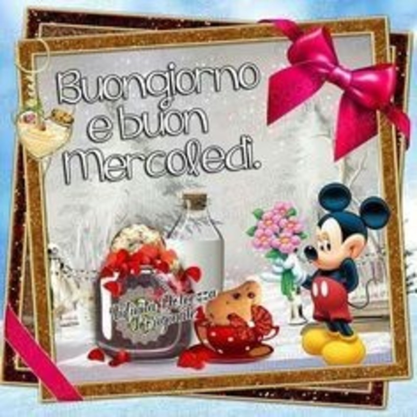 Buongiorno e Buon Mercoledì da Topolino