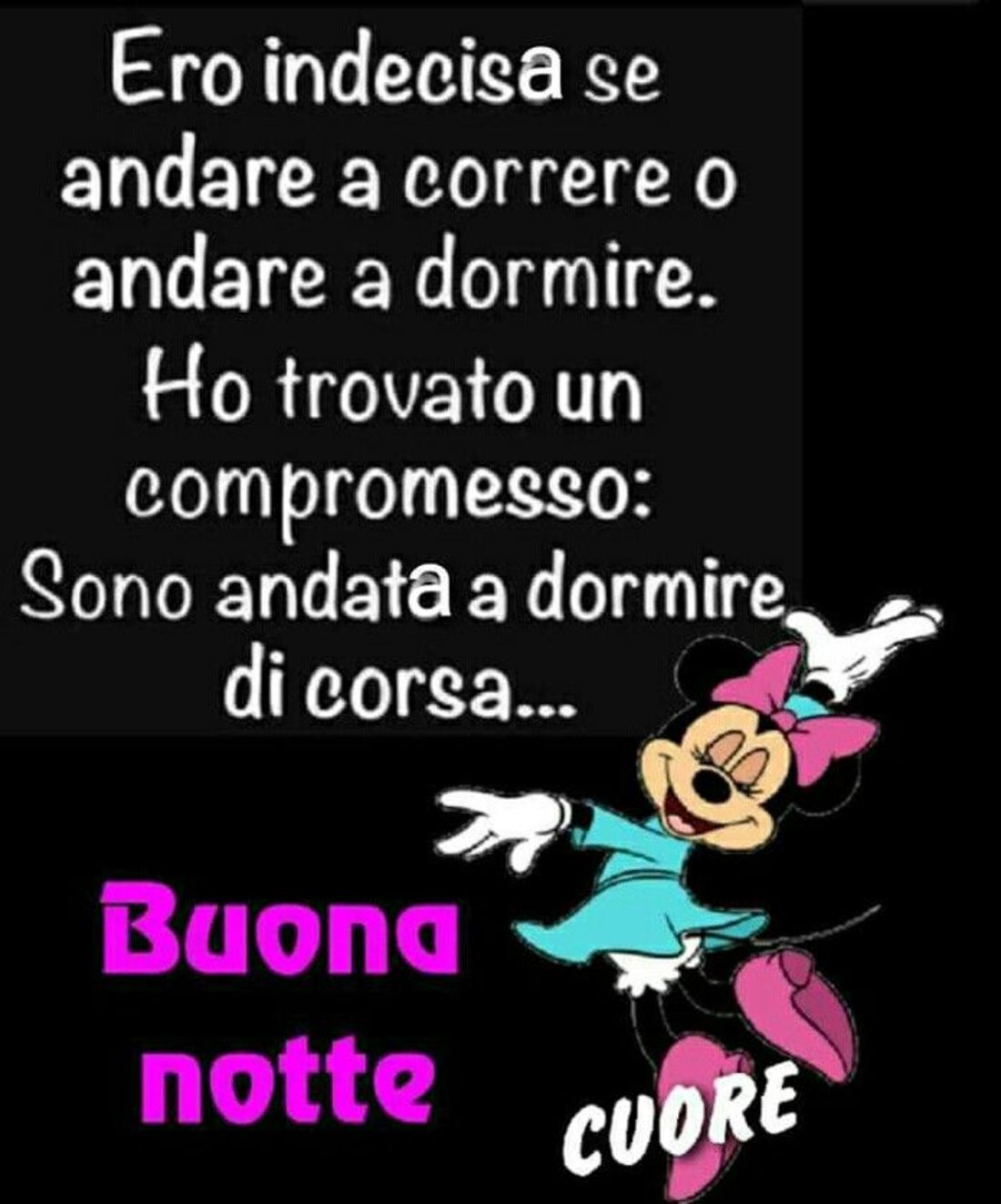 Buonanotte con Minnie