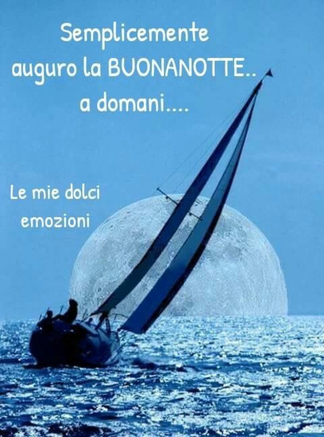 Semplicemente auguro la BUONANOTTE... a domani