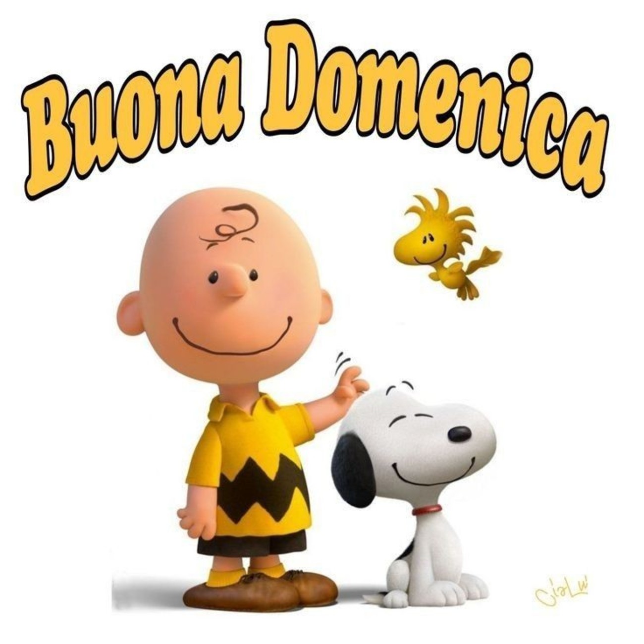 Immagini di Buona Domenica con Snoopy