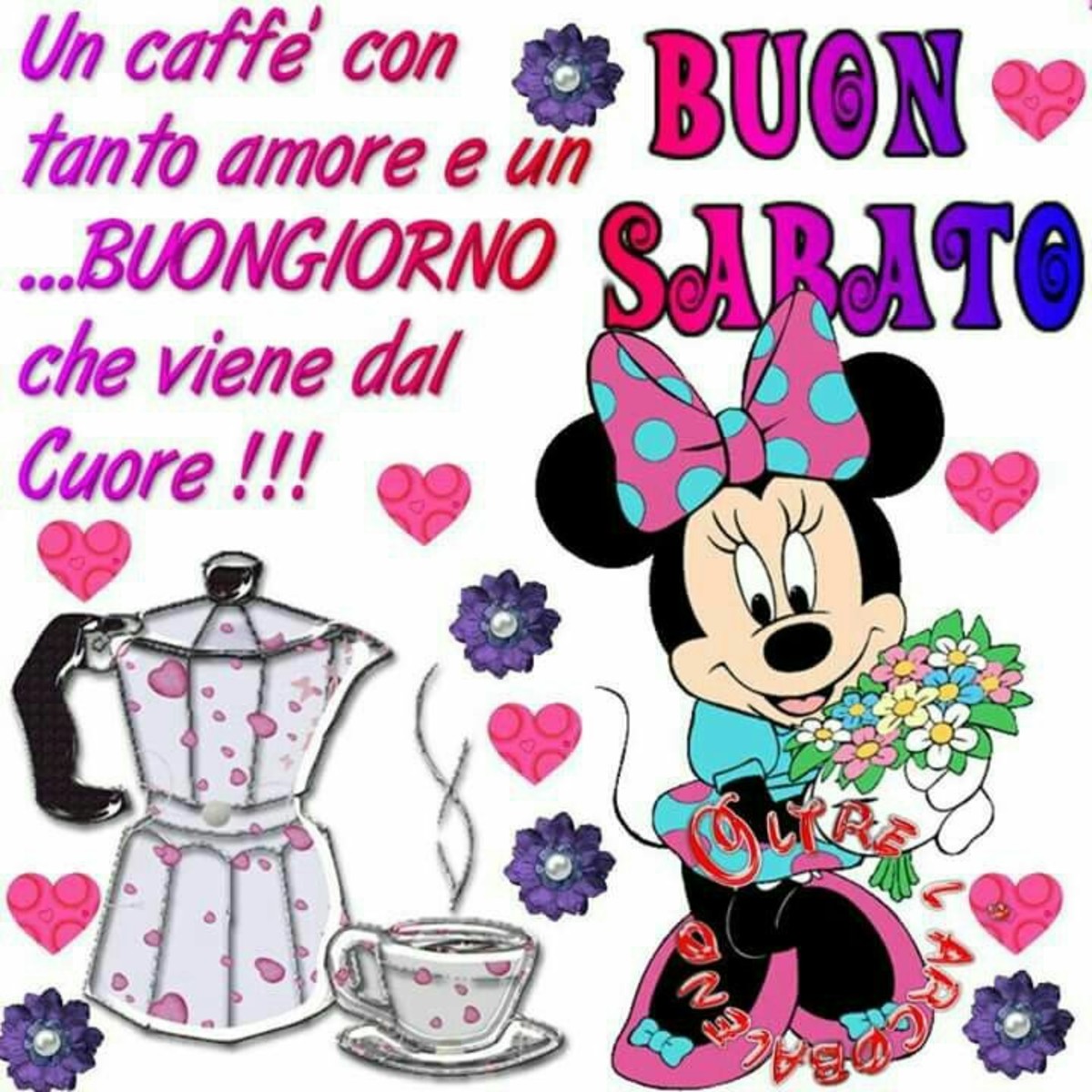 Un caffè con tanto amore... è un buongiorno che viene dal cuore !!! Buon Sabato