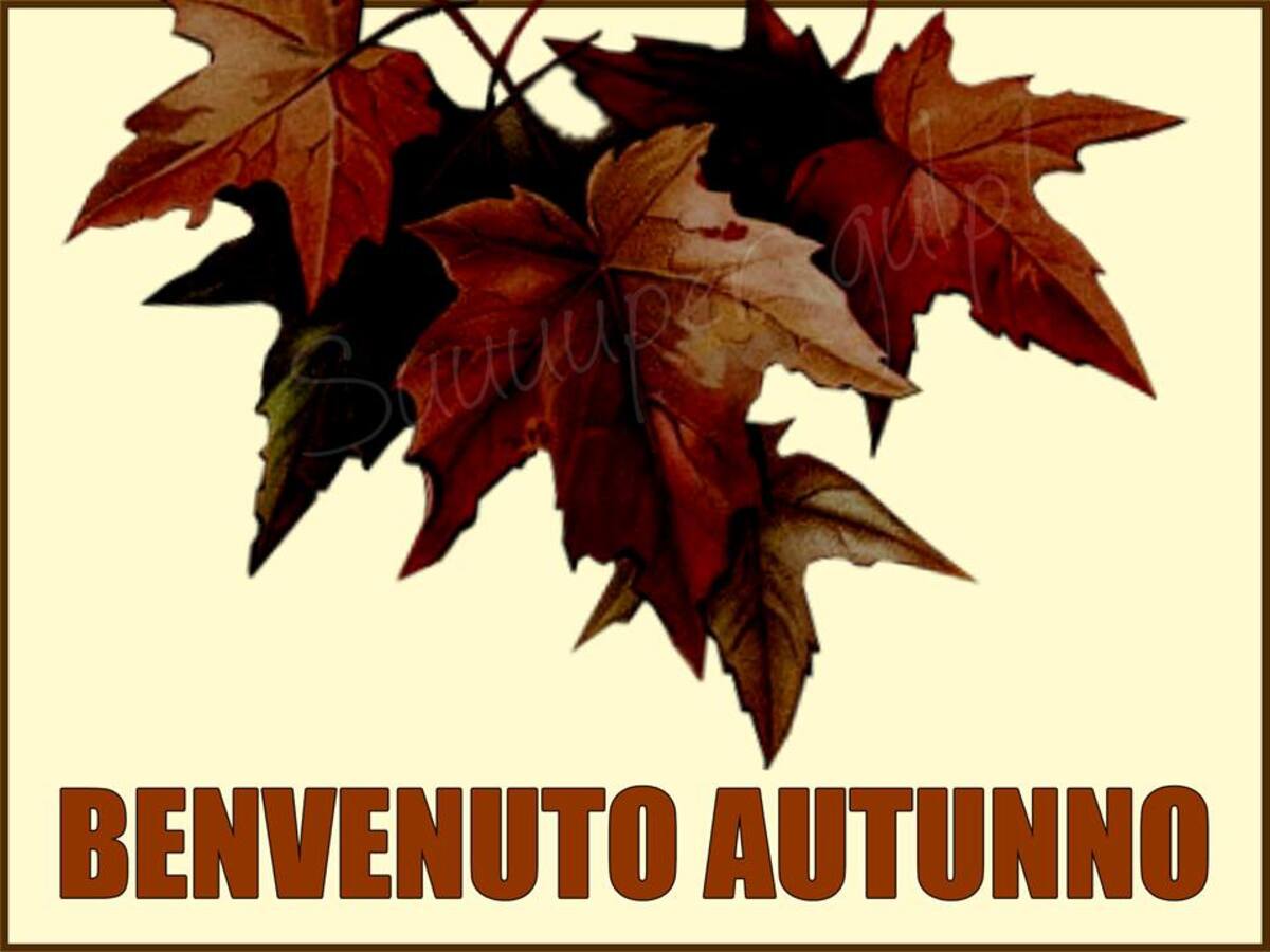 Benvenuto Autunno