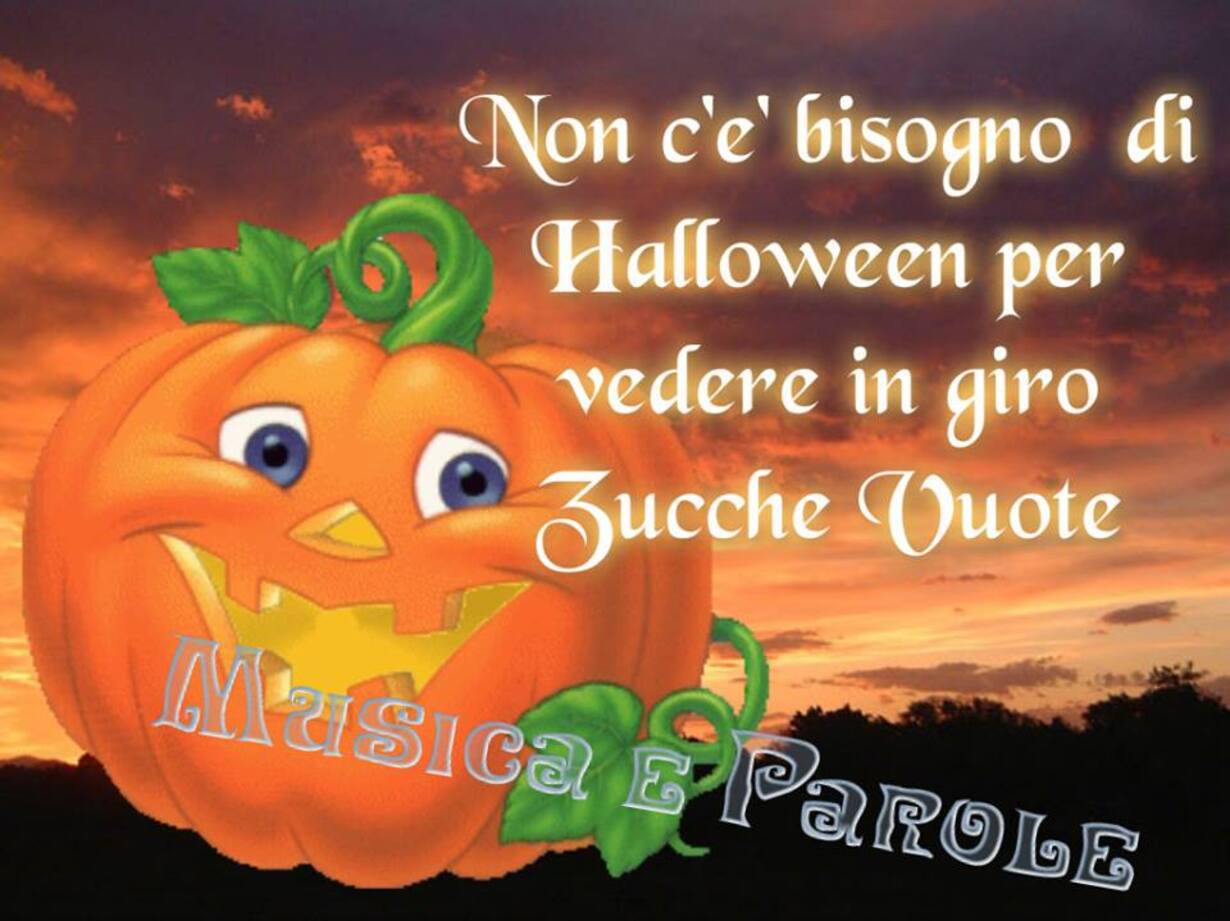 Non c'è bisogno di Halloween per vedere in giro zucche vuote!