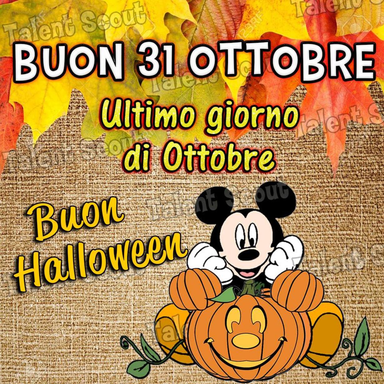 Buon 31 Ottobre, ultimo giorno di Ottobre, Buon Halloween