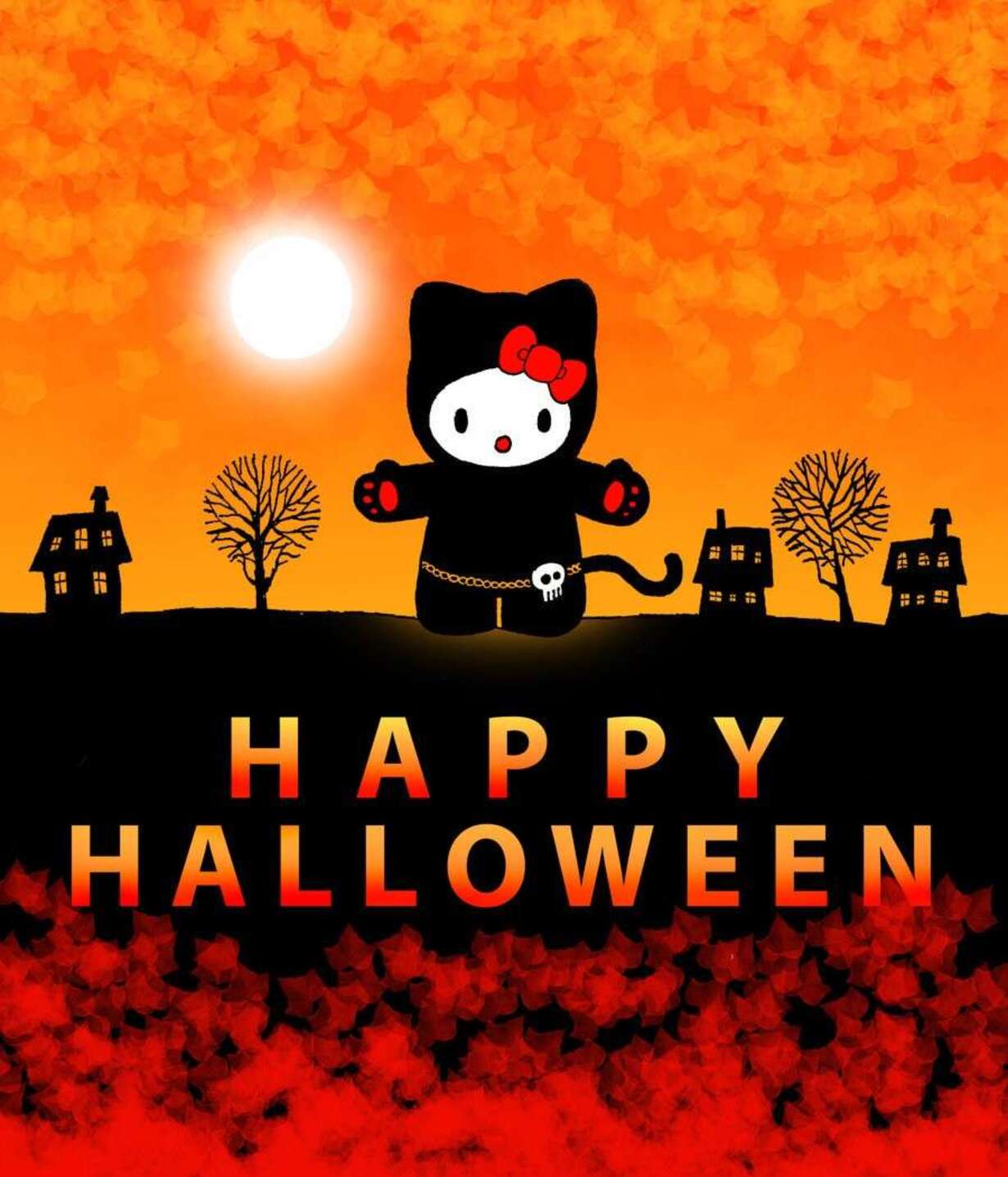 HAPPY HALLOWEEN (Hello Kitty)