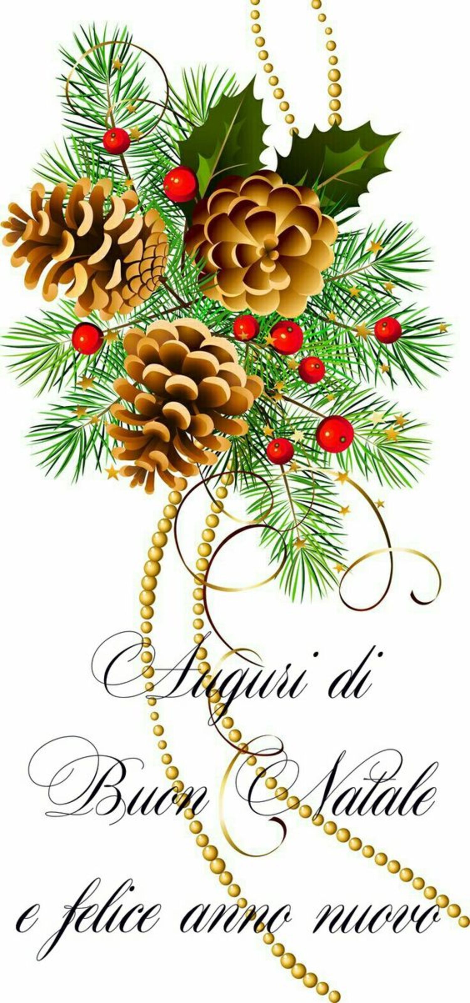 Auguri di Buon Natale e felice anno nuovo