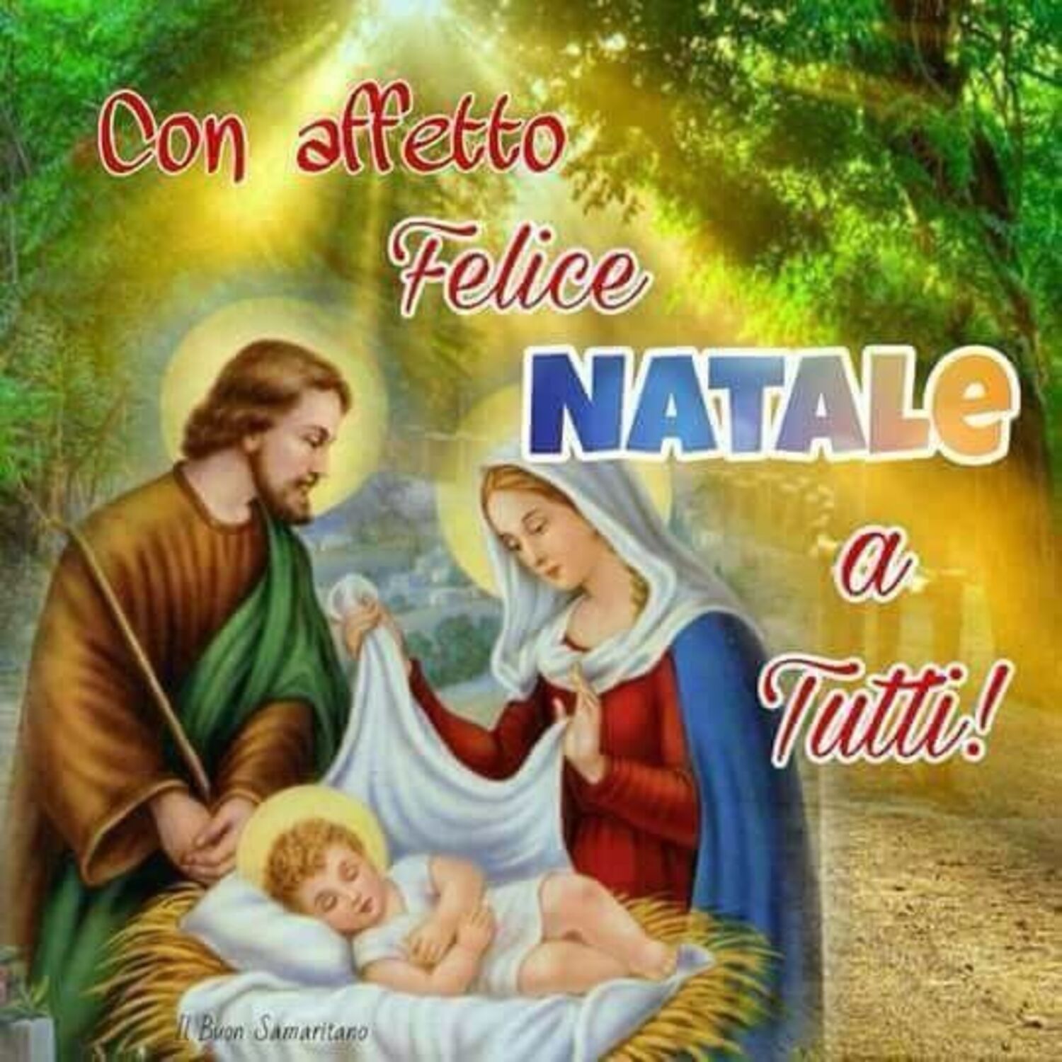 Buon Natale immagini religiose