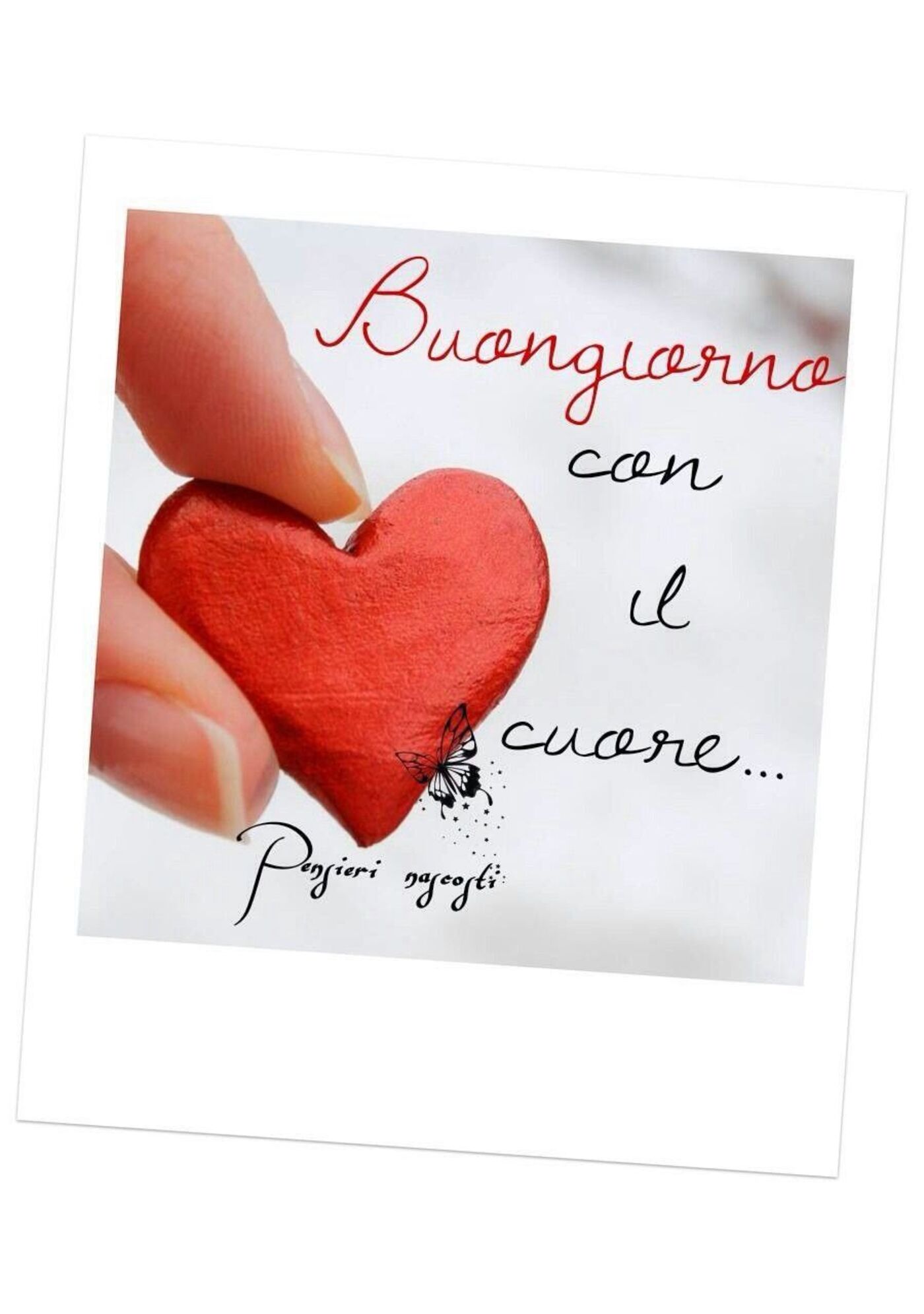 Buongiorno con il cuore...