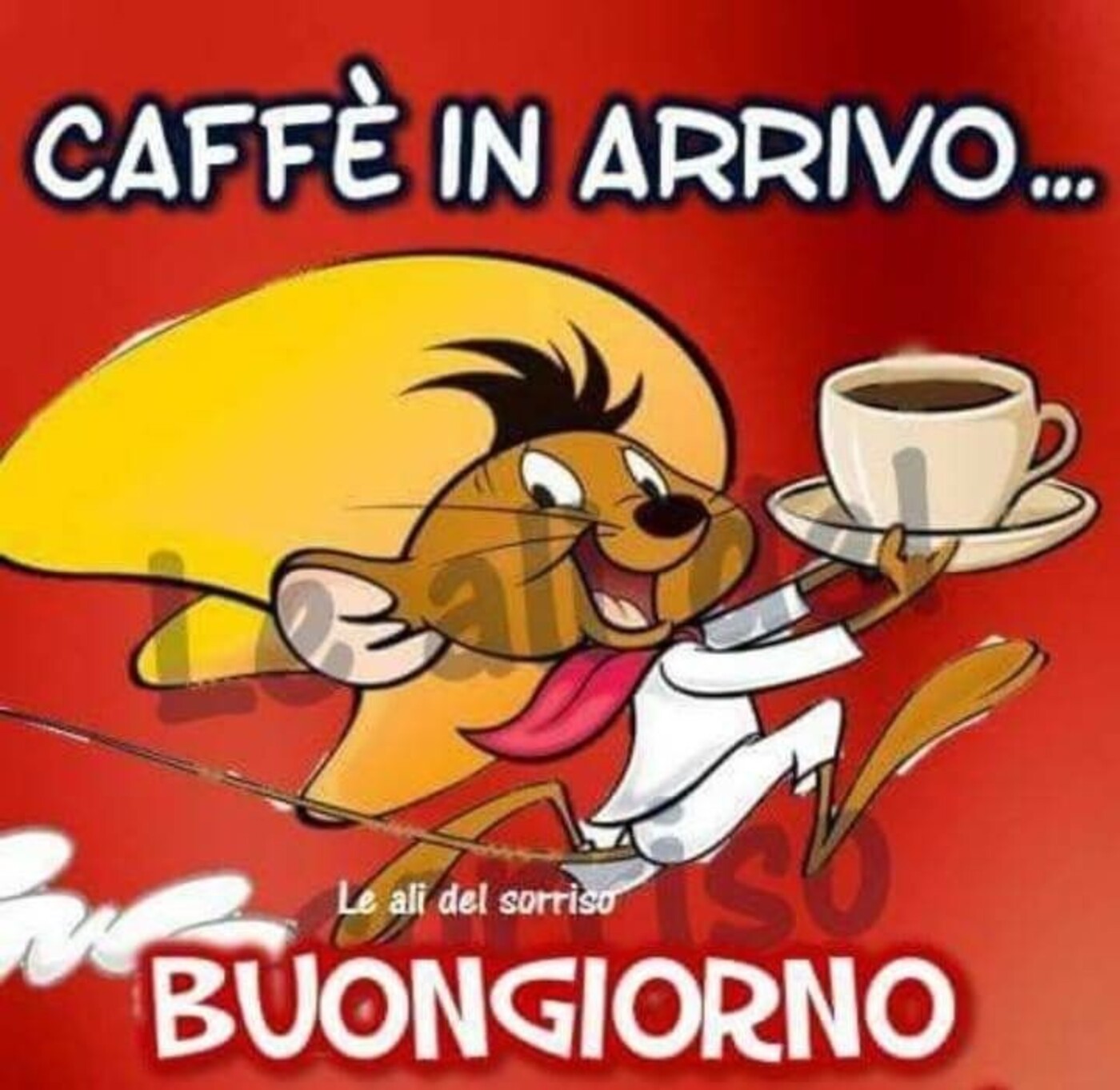 CAFFE' IN ARRIVO... BUONGIORNO