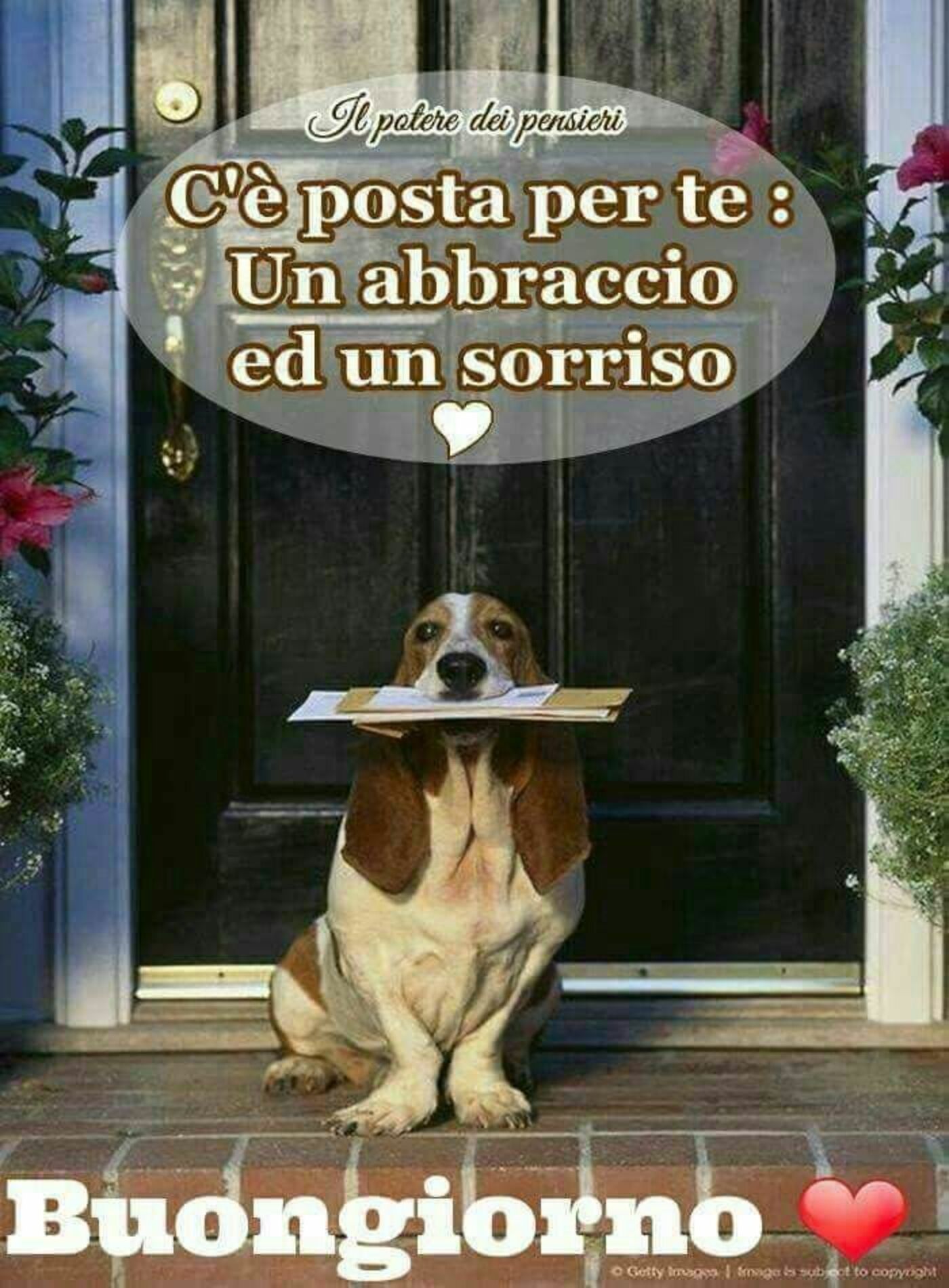 C'è posta per te: Un abbraccio ed un sorriso. Buongiorno