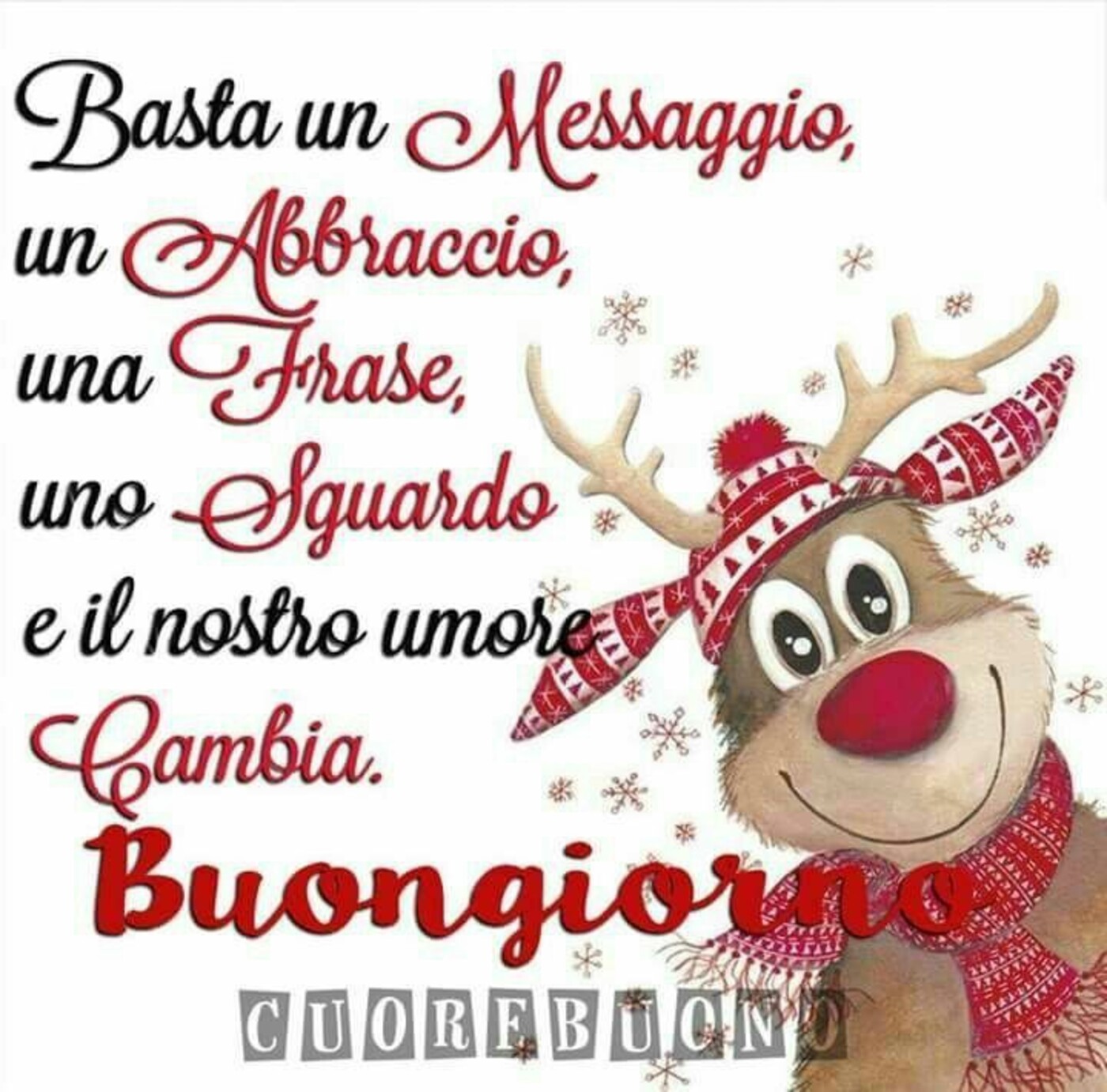 Buongiorno immagini del Natale