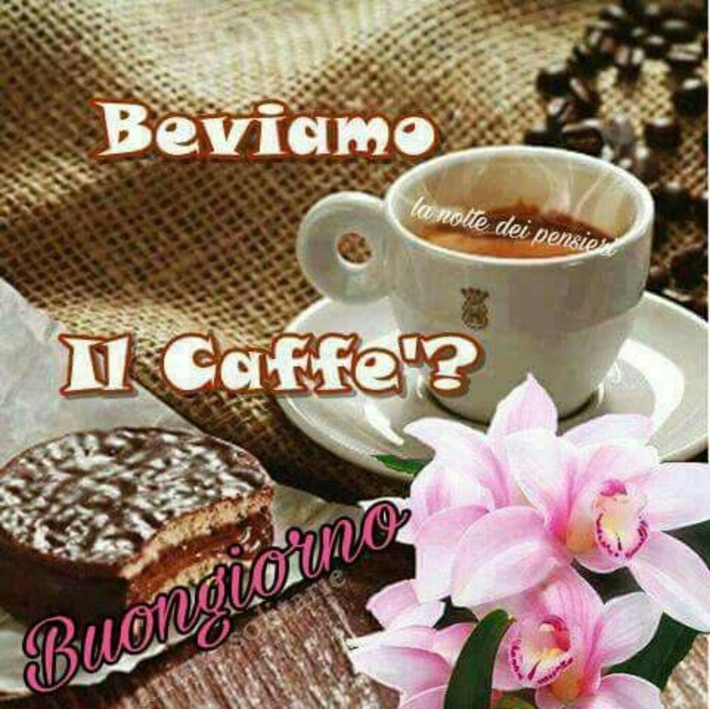 Beviamo il caffè? Buongiorno