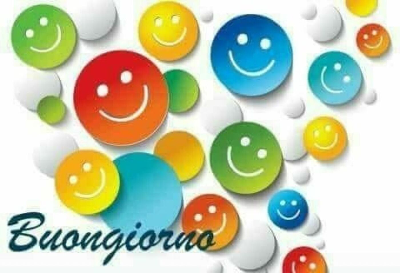 Buongiorno con le emoticons