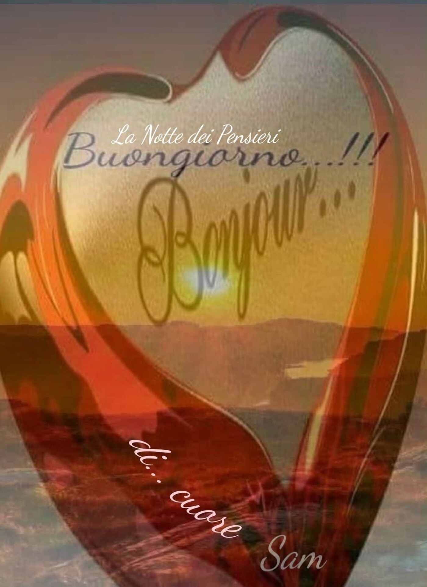 Buongiorno !!! ...di cuore...