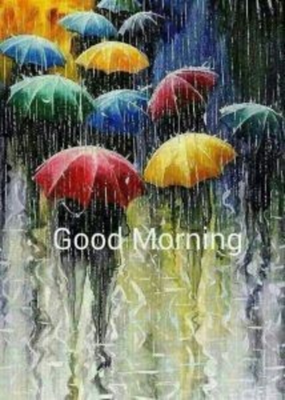 Buongiorno con la pioggia in inglese