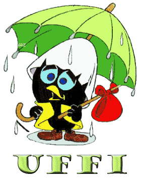 "UFFI" Buongiorno con la pioggia Calimero