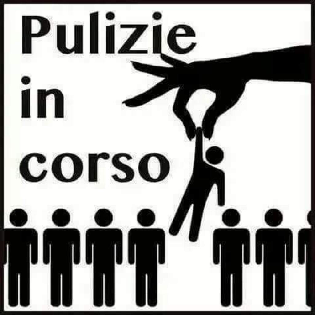 Pulizie in corso