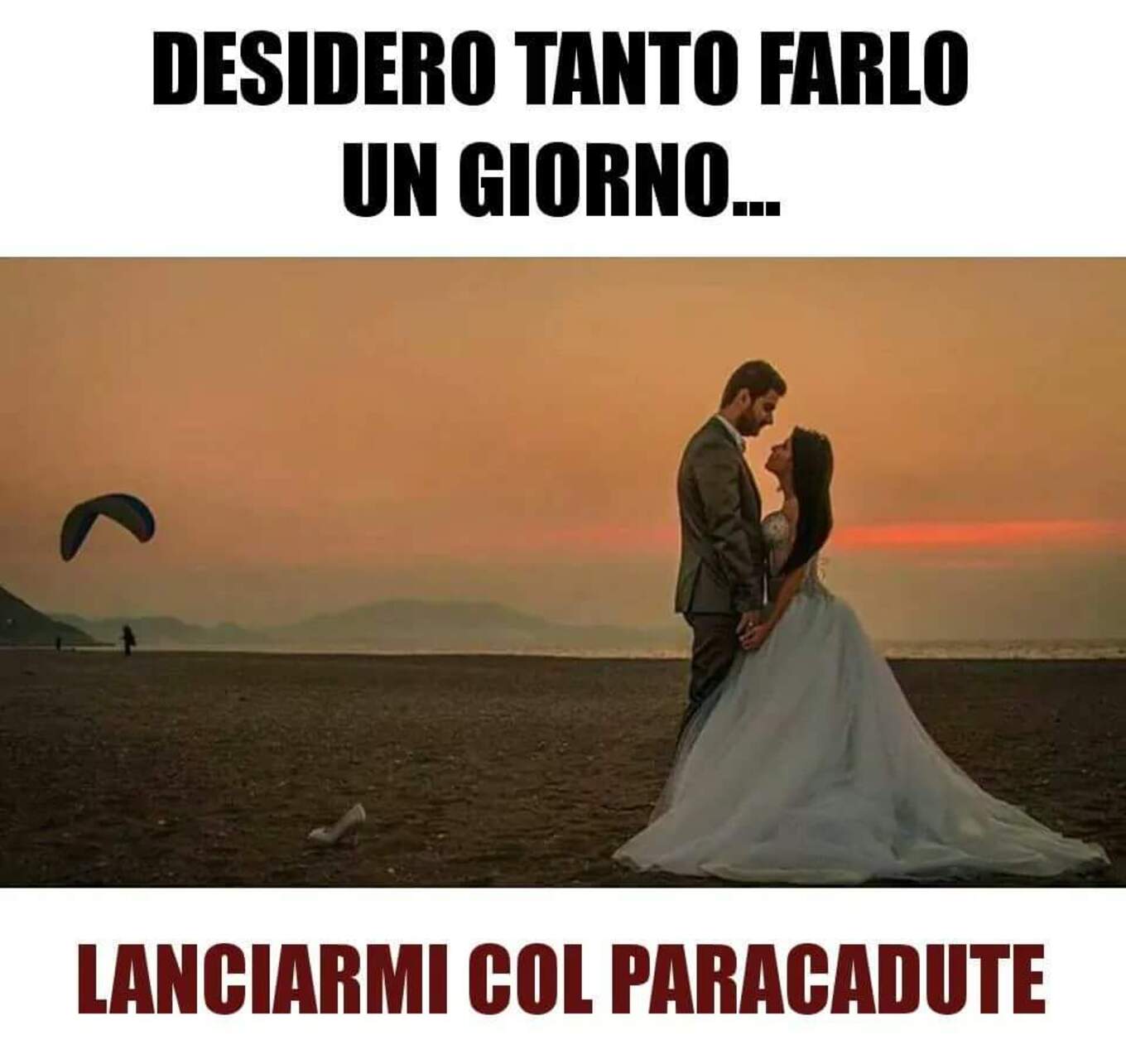 Desidero tanto farlo un giorno... LANCIARMI COL PARACADUTE!