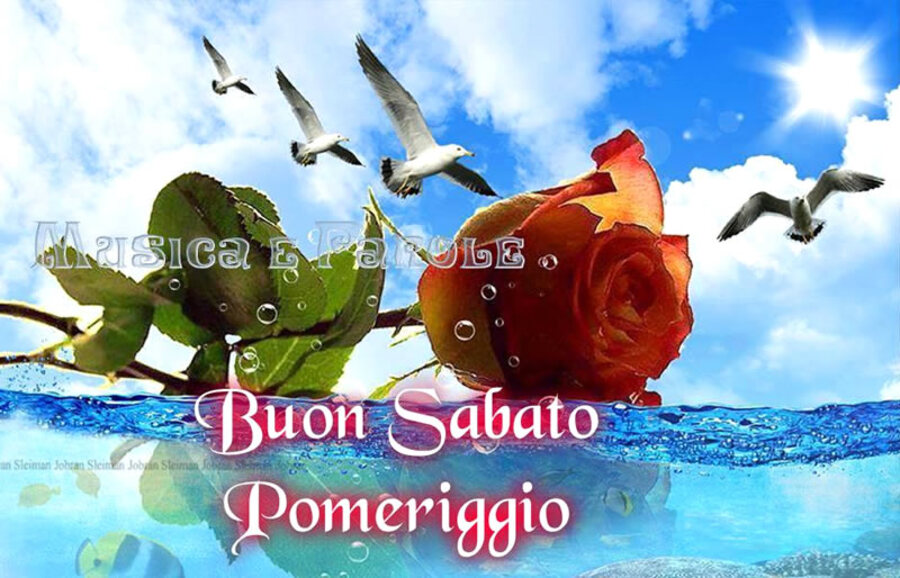 Buon Sabato Pomeriggio