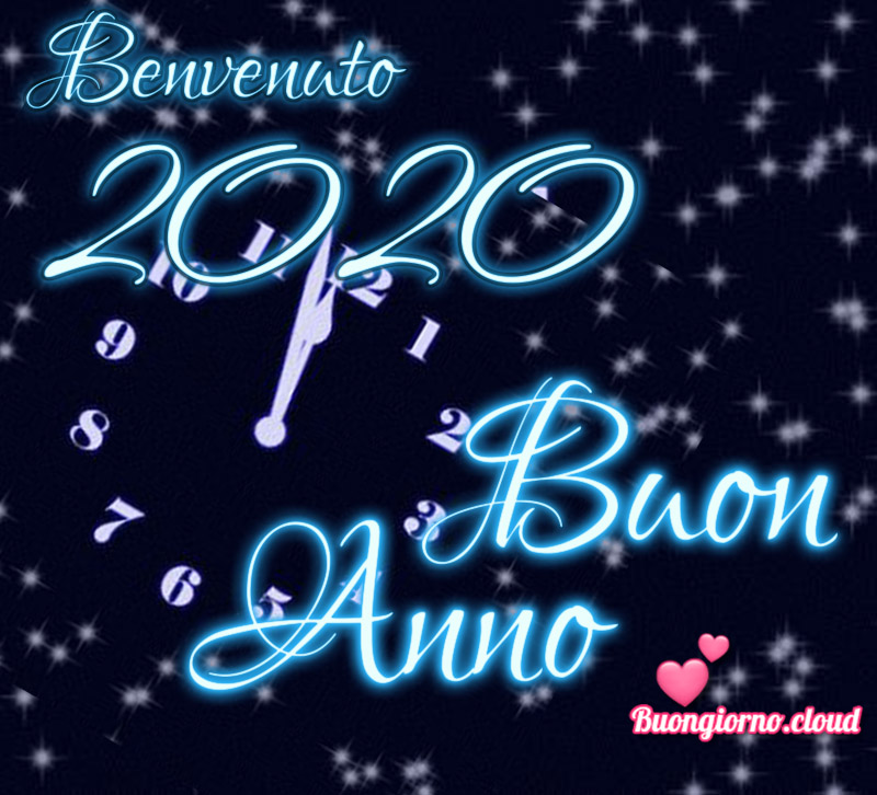 Benvenuto 2020 Buon Anno