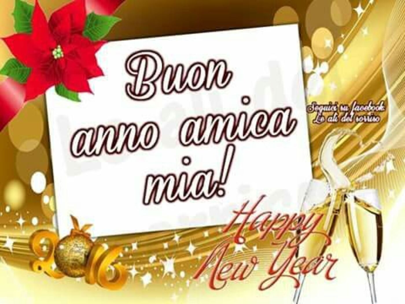 Buon Anno Amica Mia! Happy New Year
