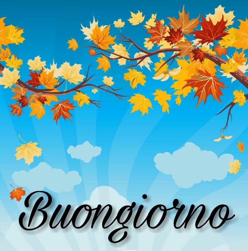 Buongiorno autunno