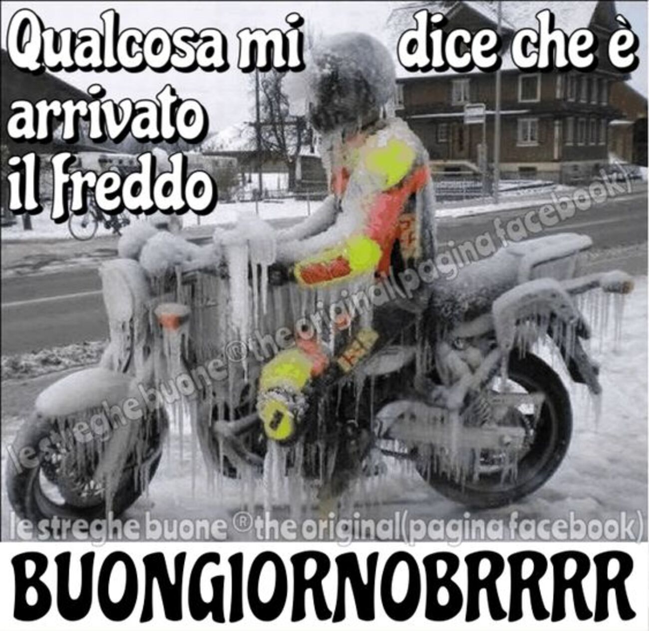 Qualcosa mi dice che è arrivato il freddo Buongiornobrrrr