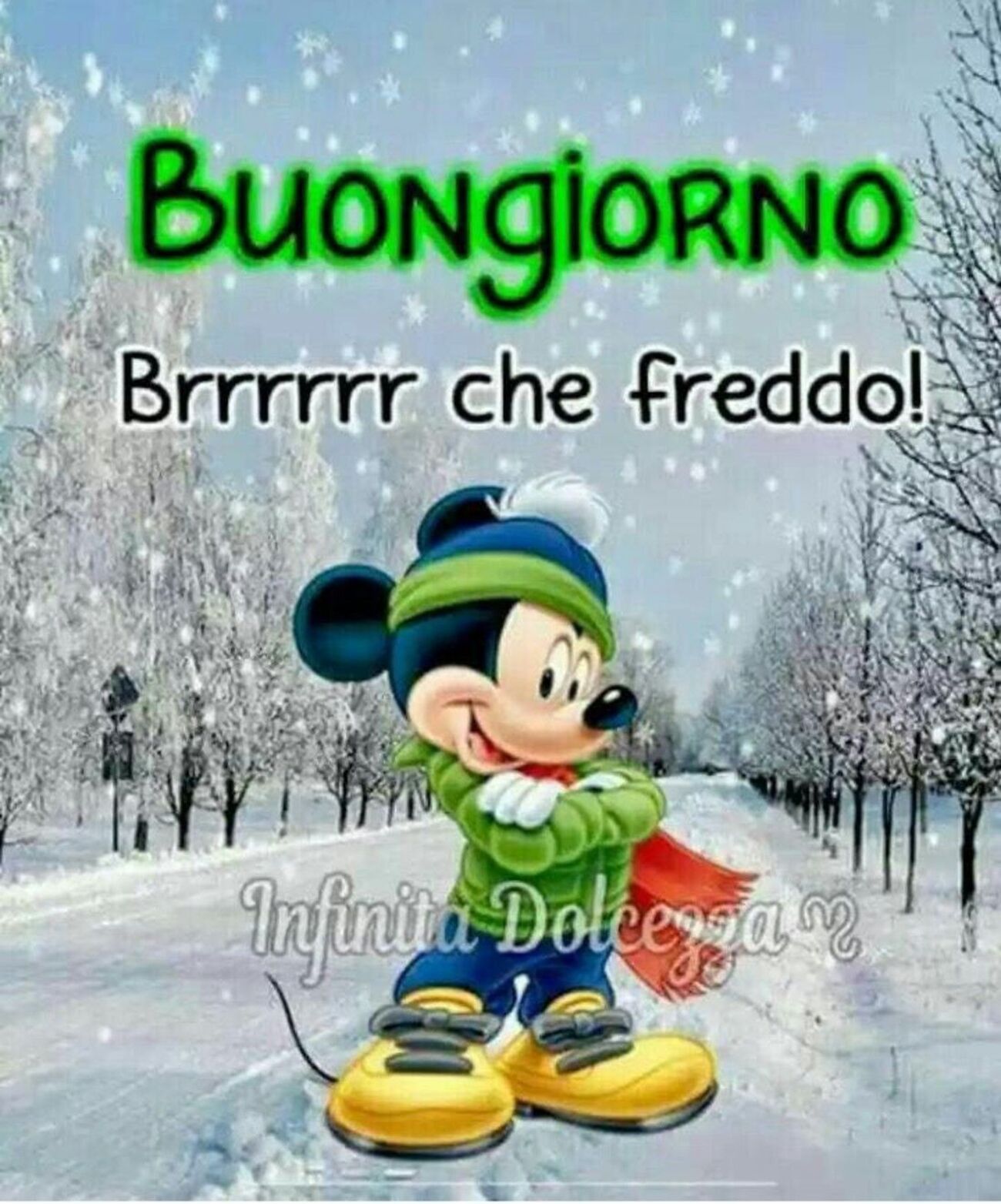 Buongiorno Brrrrrr che freddo!