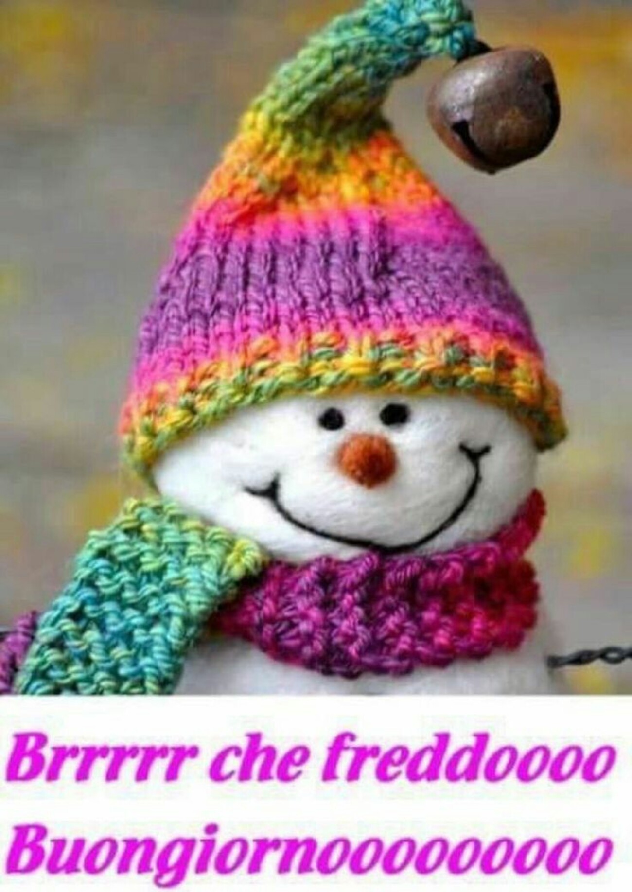 Brrr che freddoooo Buongiornoooo