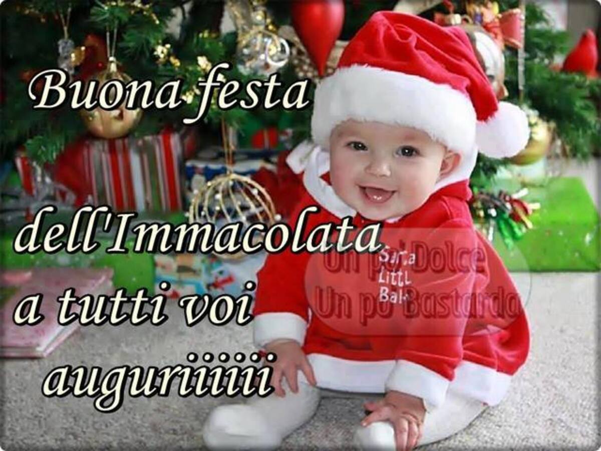 Buona Festa dell'Immacolata a tutti voi auguriiiiiiiiii