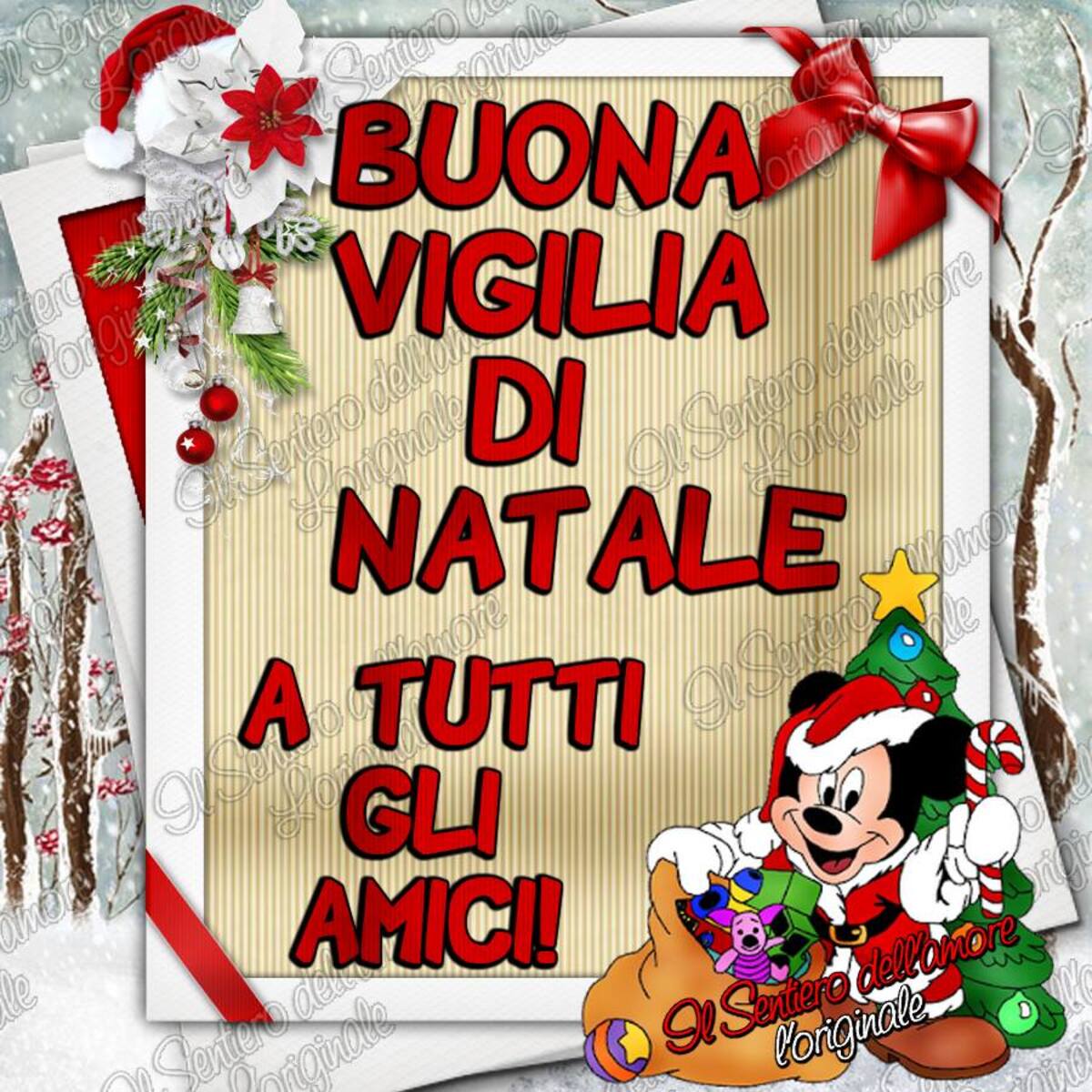 Buona Vigilia di Natale a tutti gli amici!