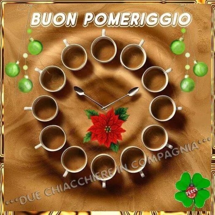 BUON POMERIGGIO