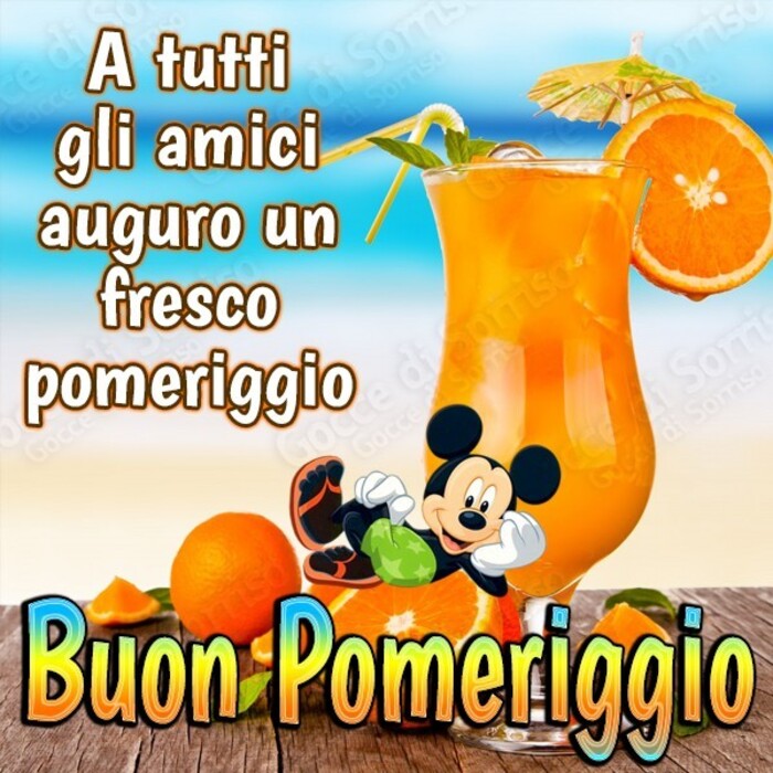 A tutti gli amici auguro un fresco pomeriggio! Buon Pomeriggio