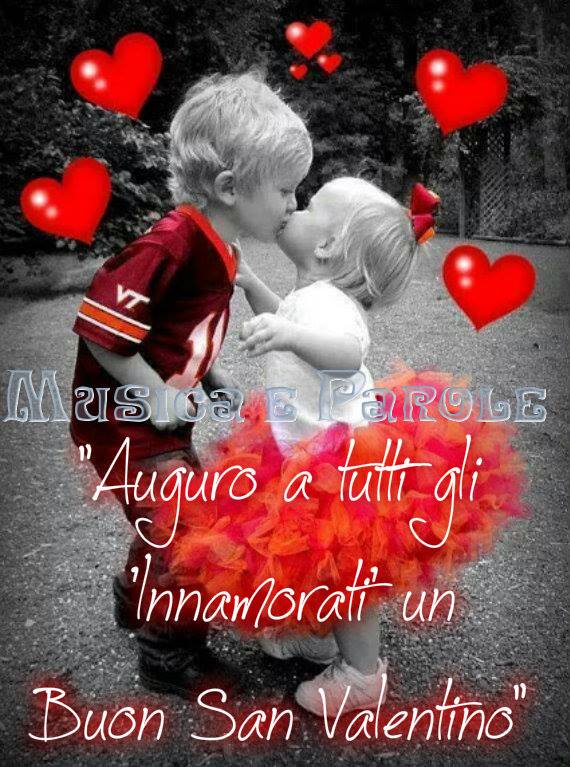 "Auguro a tutti gli innamorati un Buon San Valentino"