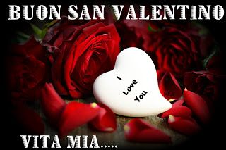 "Buon San Valentino vita mia... i love you"