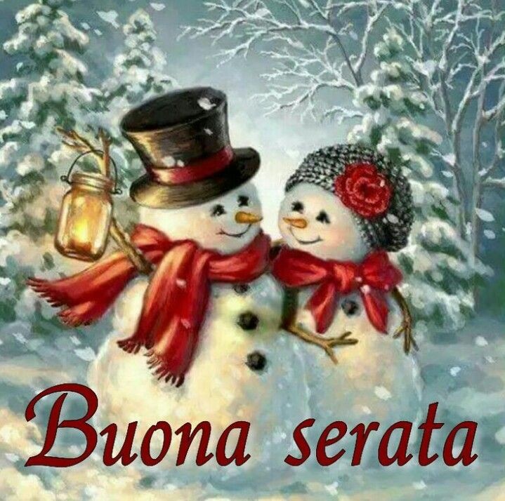 Buona Serata coi pupazzi di neve