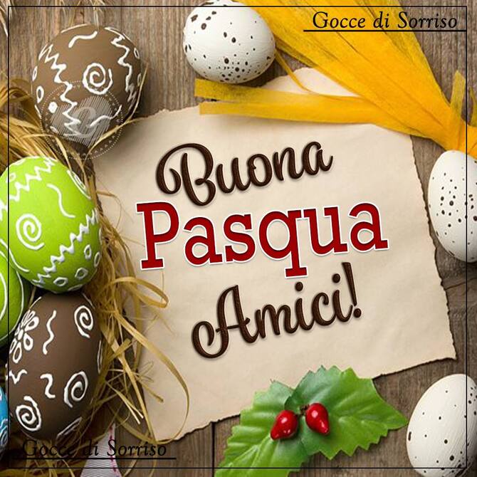 Gocce di Sorriso - Buona Pasqua Amici!