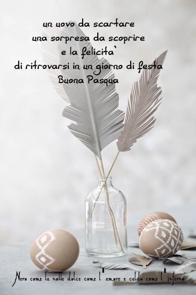 Un uovo da scartare, una sorpresa da scoprire e la felicità di ritrovarsi in un giorno di festa. Buona Pasqua