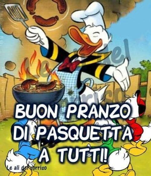 Buon Pranzo di Pasquetta a tutti ! - Paperino