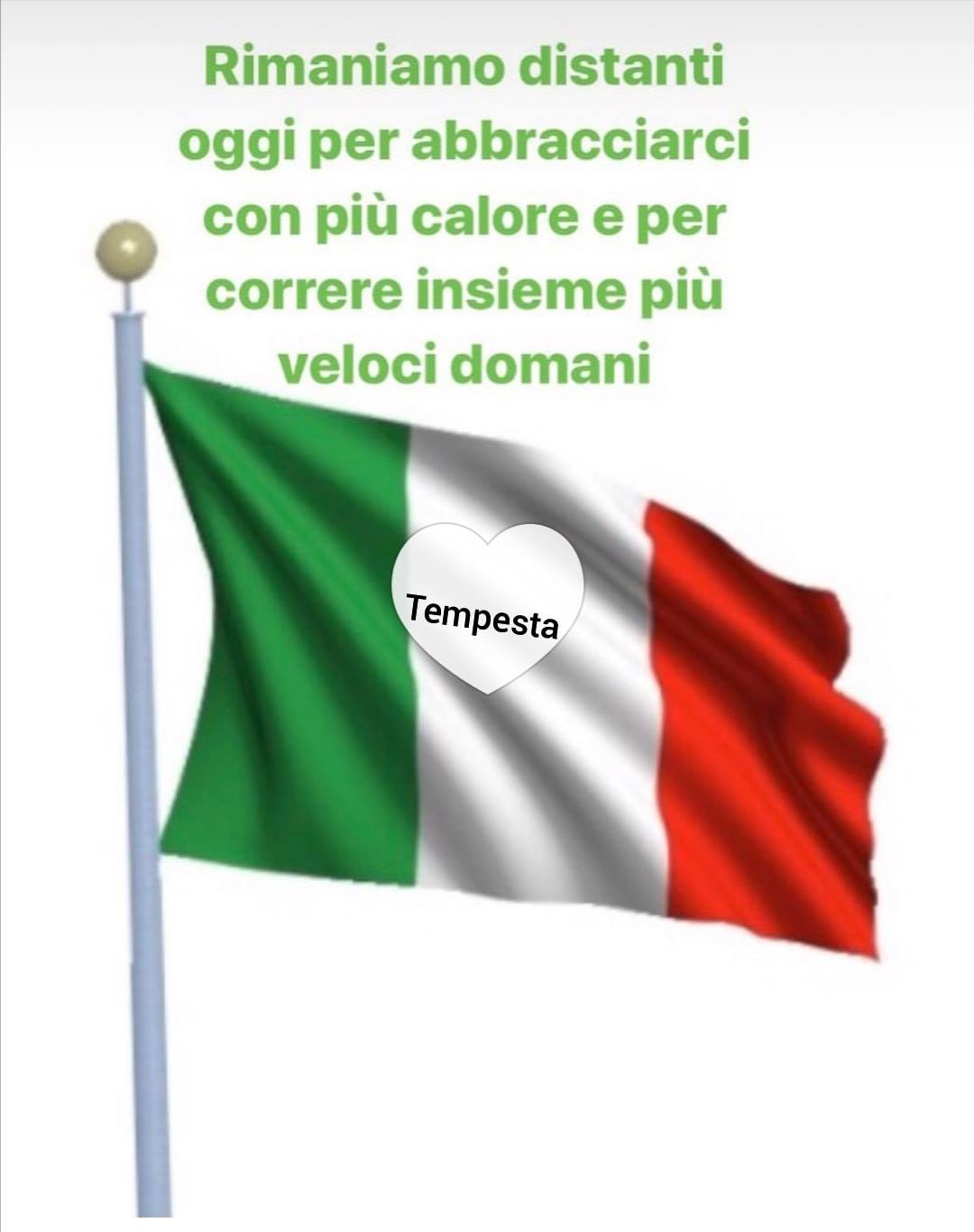 Rimaniamo distanti oggi per abbracciarci con più calore e per correre insieme più veloci domani.