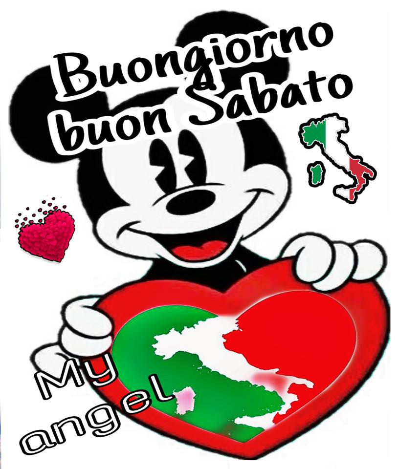 Buon Sabato Andrà Tutto Bene da Topolino