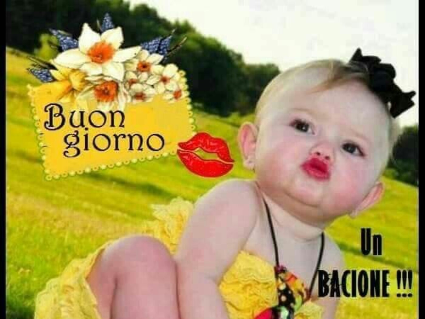 Buon giorno ...UN BACIONE !!!