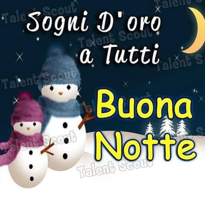 Sogni d'Oro a tutti e Buonanotte