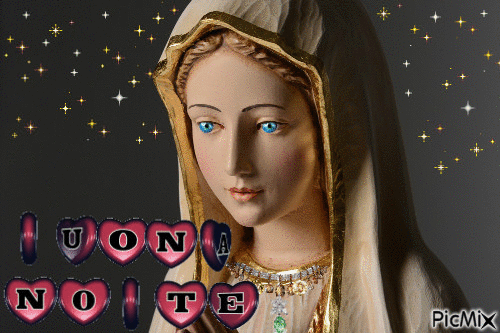 Buonanotte con la Beata Vergine Maria - GIF